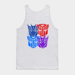 Transformers Stencil Graffiti Tank Top